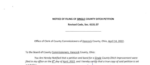 Signed Notice of Filing