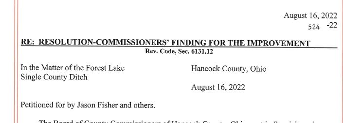 524-22 Finding For Project 1st Hearing