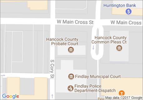 Probate Court Location Map